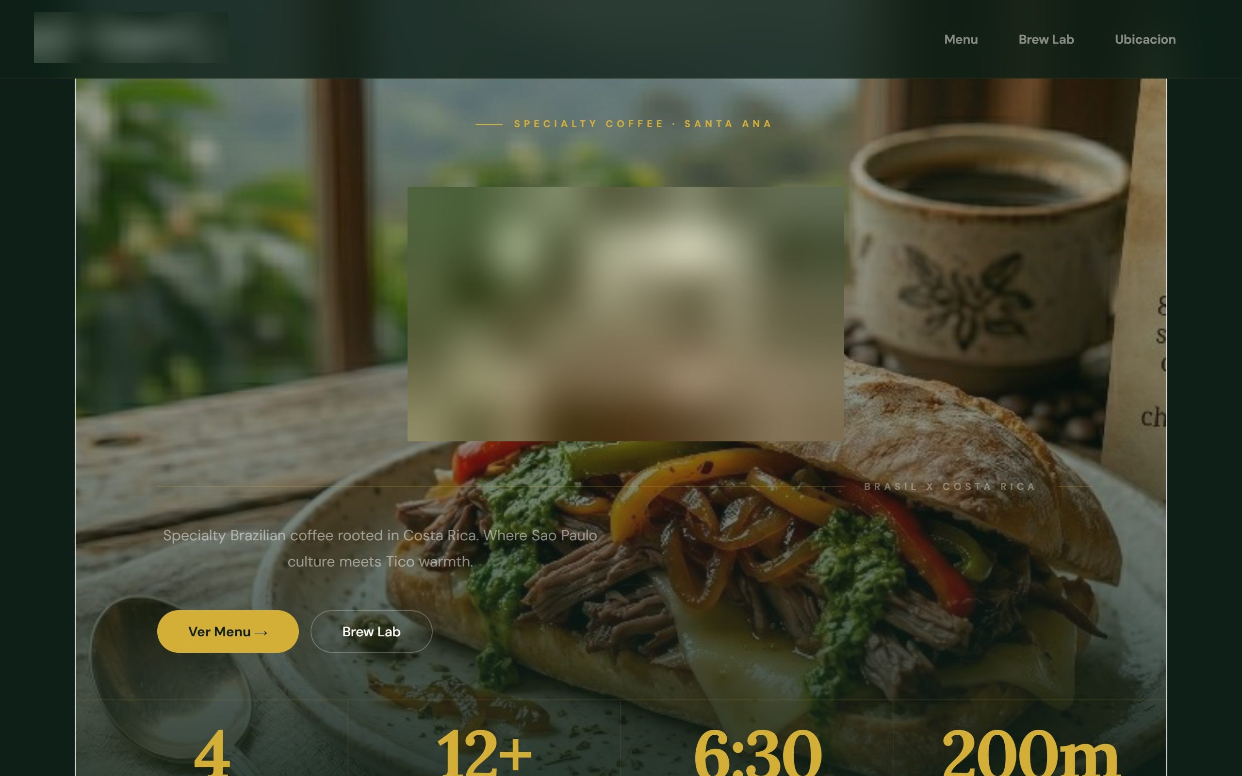 Anonymized client project screenshot
